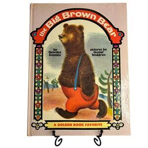 Vintage 1947 The Big Brown Bear by Georges Duplaix, Tenggren, Big Golden Book